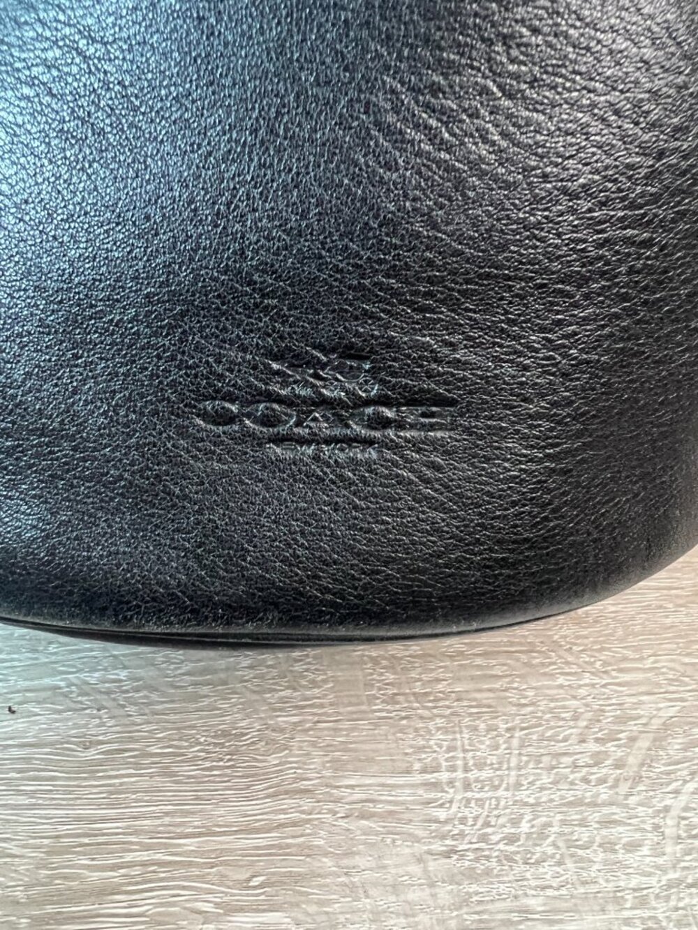 COACH Bleecker XL Leather Soft Port Duffle Feed Bucket 32282 Shoulder Bag - Picture 4 of 7